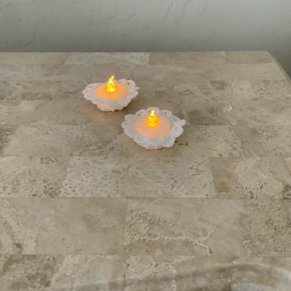 Tea light Holder, Hand Crafted (Set/2) - Picture 5 of 8